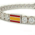 Diamond Tennis Bracelet with Spain Flag no. 3