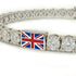 Diamond Tennis Bracelet with United Kingdom Flag no. 3 image 4
