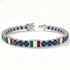 Sapphire Tennis Bracelet with Mexico Flag no. 15 image 2
