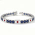 Sapphire Tennis Bracelet with Japan Flag no. 15