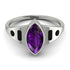 Marquise Bezel Amethyst Ring - Juliana No. 309