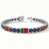 Sapphire Tennis Bracelet with Portugal Flag no. 15