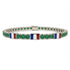Emerald Tennis Bracelet with France Flag no. 6 image 1