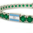 Emerald Tennis Bracelet with Argentina Flag no. 6 image 4
