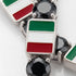 Black Diamond Tennis Bracelet with Mexico Flag no. 9
