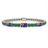 Emerald Tennis Bracelet with Australia Flag no. 6 image 1