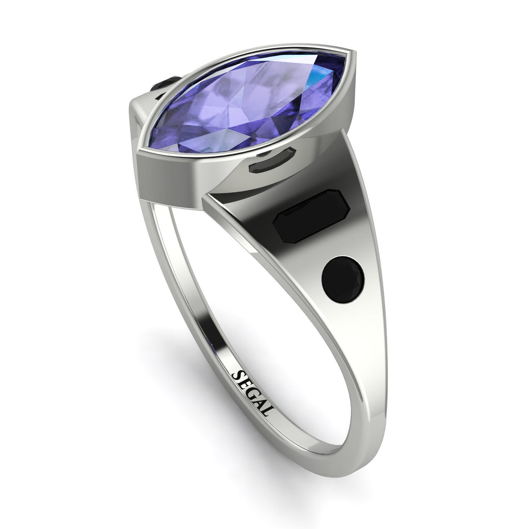 Marquise Bezel Tanzanite Ring - Juliana No. 209