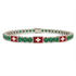 Emerald Tennis Bracelet with Switzerland Flag no. 6 image 1