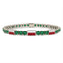 Emerald Tennis Bracelet with Poland Flag no. 6 image 1