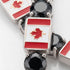 Black Diamond Tennis Bracelet with Canada Flag no. 9 image 4
