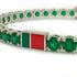 Emerald Tennis Bracelet with Portugal Flag no. 6