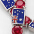 Ruby Tennis Bracelet with Australia Flag no. 12