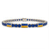 Sapphire Tennis Bracelet with Ukraine Flag no. 15 image 1