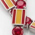 Ruby Tennis Bracelet with Spain Flag no. 12