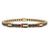 Black Diamond Tennis Bracelet with United Arab Emirates Flag no. 7 image 1