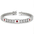 Diamond Tennis Bracelet with Japan Flag no. 3