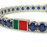 Sapphire Tennis Bracelet with Portugal Flag no. 15