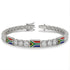 Diamond Tennis Bracelet with South Africa Flag no. 3 image 2