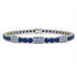 Sapphire Tennis Bracelet with Greece Flag no. 15