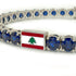 Sapphire Tennis Bracelet with Lebanon Flag no. 15 image 4