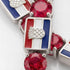 Ruby Tennis Bracelet with Croatia Flag no. 12 image 3