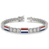 Diamond Tennis Bracelet with Netherlands Flag no. 3