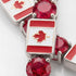 Ruby Tennis Bracelet with Canada Flag no. 12