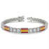 Diamond Tennis Bracelet with Spain Flag no. 3