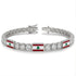 Diamond Tennis Bracelet with Lebanon Flag no. 3 image 2