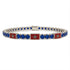 Sapphire Tennis Bracelet with Morocco Flag no. 15 image 1