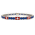 Sapphire Tennis Bracelet with Switzerland Flag no. 15 image 1