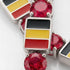 Ruby Tennis Bracelet with Belgium Flag no. 12 image 4
