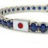 Sapphire Tennis Bracelet with Japan Flag no. 15