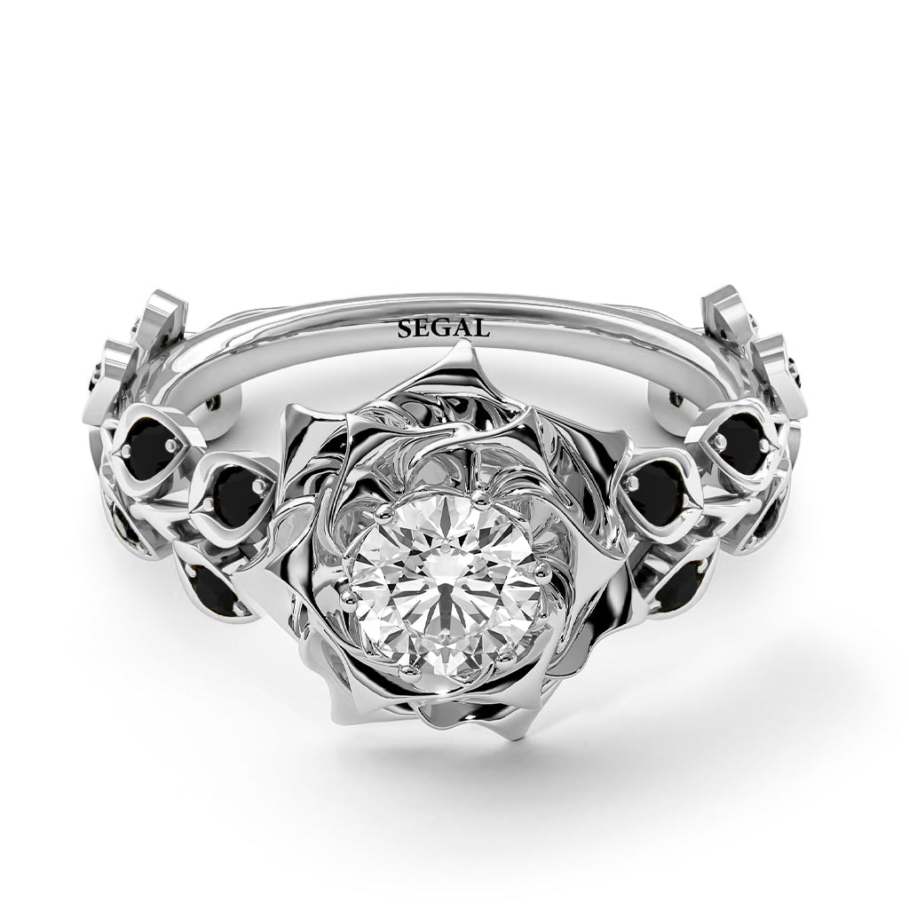 Rose Flower And Leaves - Diana no. 15