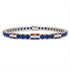 Sapphire Tennis Bracelet with Croatia Flag no. 15 image 1