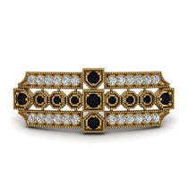 Black Diamond Antique Elegance Brooch - Alondra No. 7 image 1