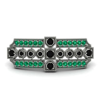 Black Diamond Antique Elegance Brooch - Alondra No. 24 image 1