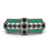 Black Diamond Antique Elegance Brooch - Alondra No. 24