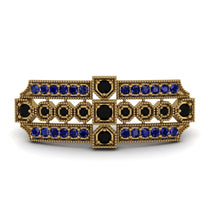 Black Diamond Antique Elegance Brooch - Alondra No. 67 image 1