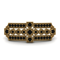 Black Diamond Antique Elegance Brooch - Alondra No. 37 image 1