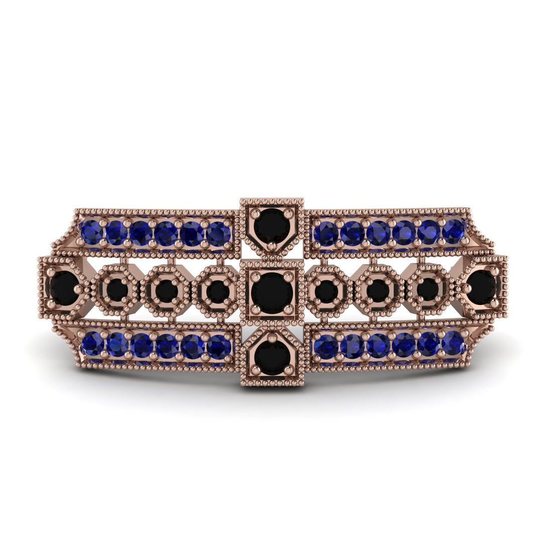 Black Diamond Antique Elegance Brooch - Alondra No. 68
