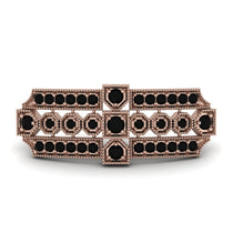 Black Diamond Antique Elegance Brooch - Alondra No. 38 image 1