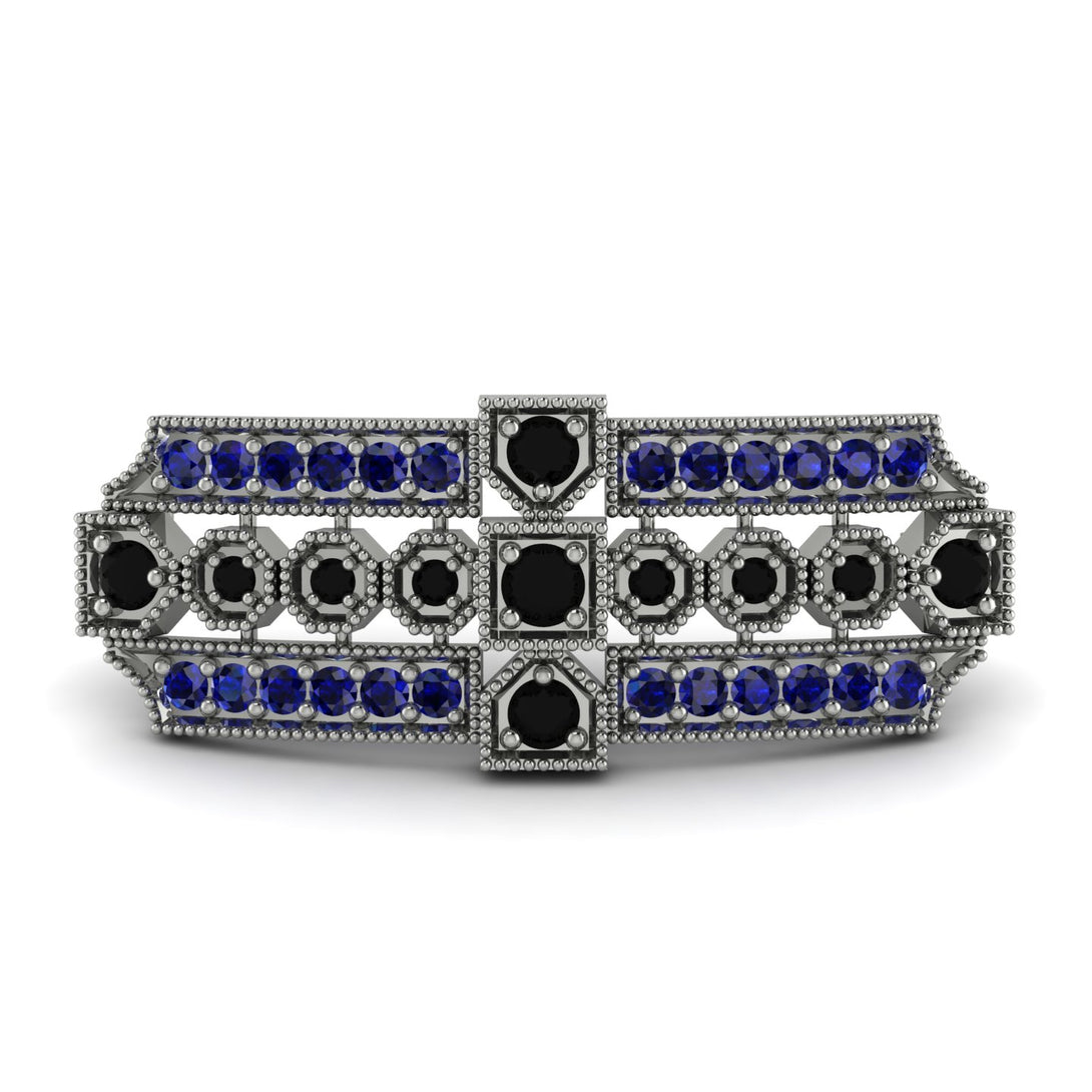 Black Diamond Antique Elegance Brooch - Alondra No. 69