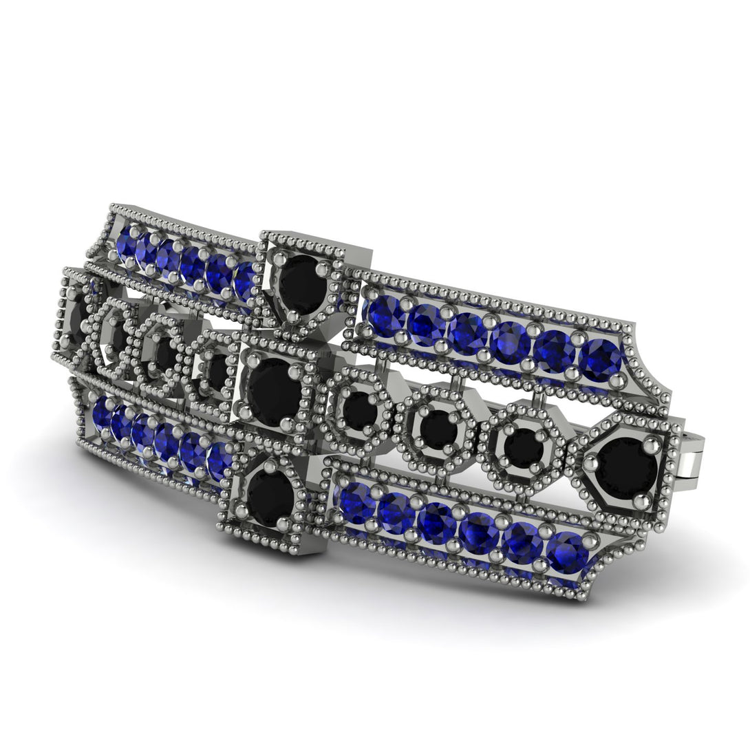 Black Diamond Antique Elegance Brooch - Alondra No. 69