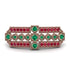 Emerald Antique Elegance Brooch - Alondra No. 50