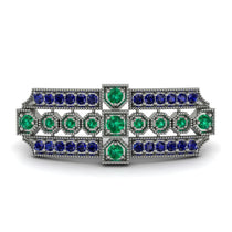 Emerald Antique Elegance Brooch (56)