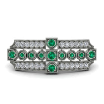 Emerald Antique Elegance Brooch (8)