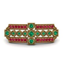 Emerald Antique Elegance Brooch (36)