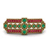 Emerald Antique Elegance Brooch - Alondra No. 49