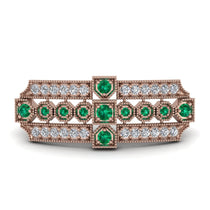 Emerald Antique Elegance Brooch (4)